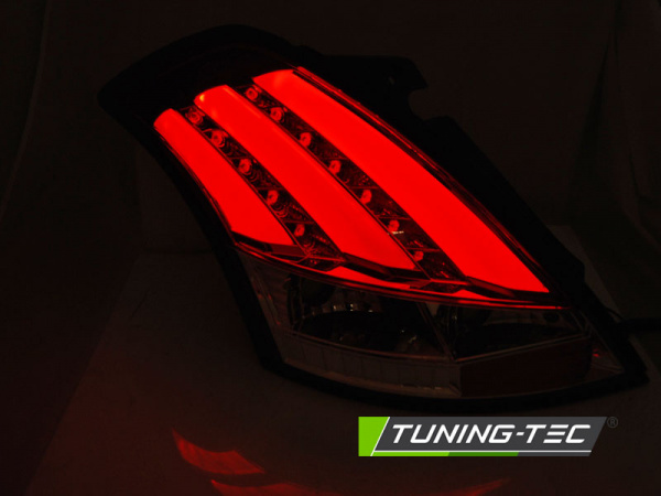 LED Lightbar Design Rückleuchten für Suzuki Swift V Facelift 10-17 rauch